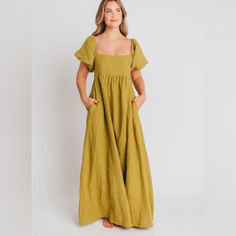 Linen Maxi Dress